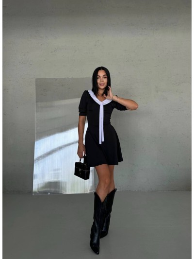 Платье мини черного цвета 29066