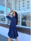 Сукня вільного крою темно-синього кольору 27091