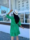 Сукня вільного крою зеленого кольору 27090
