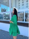 Сукня вільного крою зеленого кольору 27090