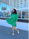 Сукня вільного крою зеленого кольору 27090