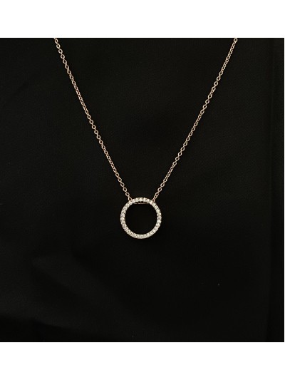 Підвіска Кільце з ланцюжком золотого кольору 32808