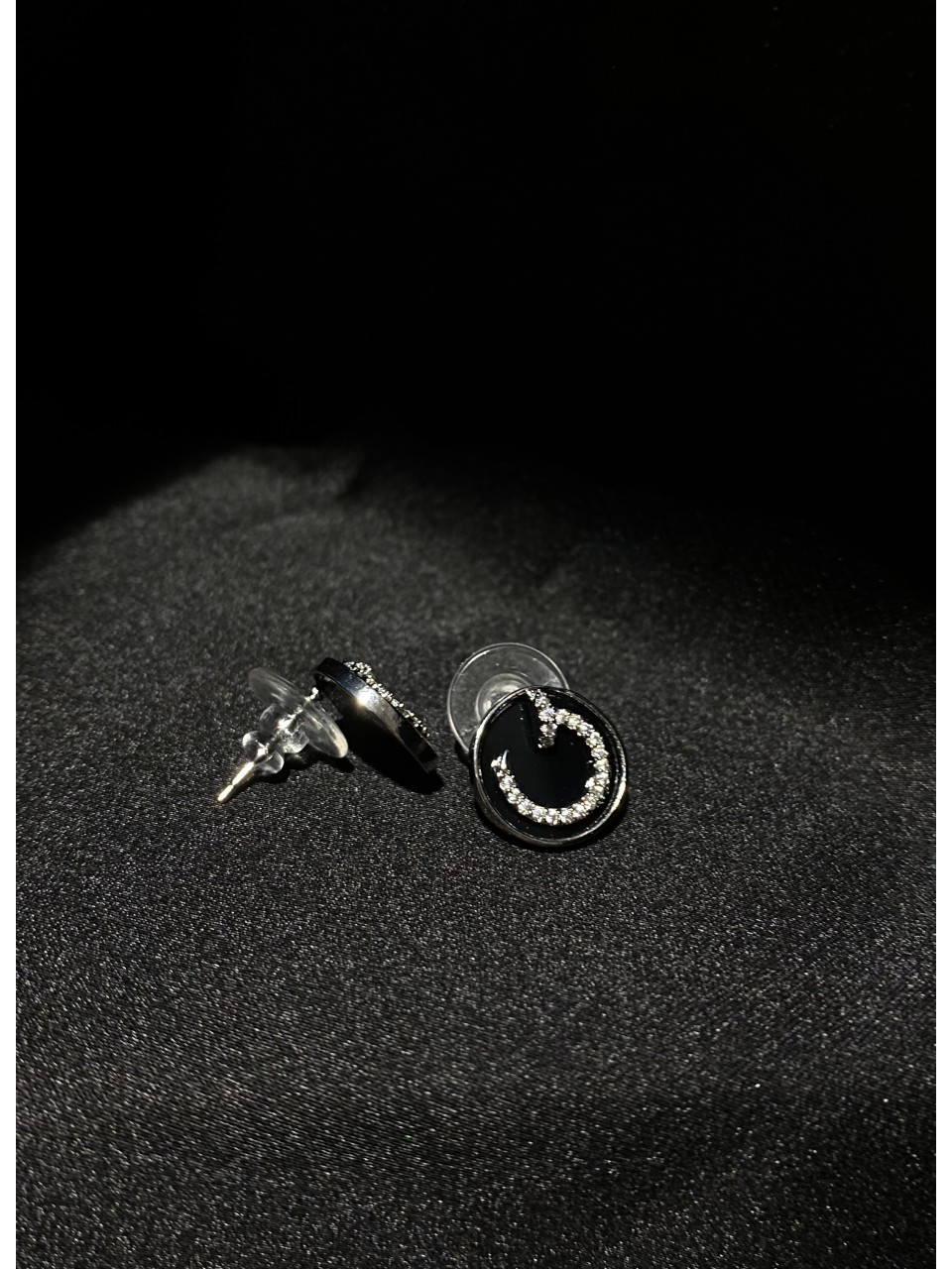 Сережки "Гвоздики" срібного кольору 31899