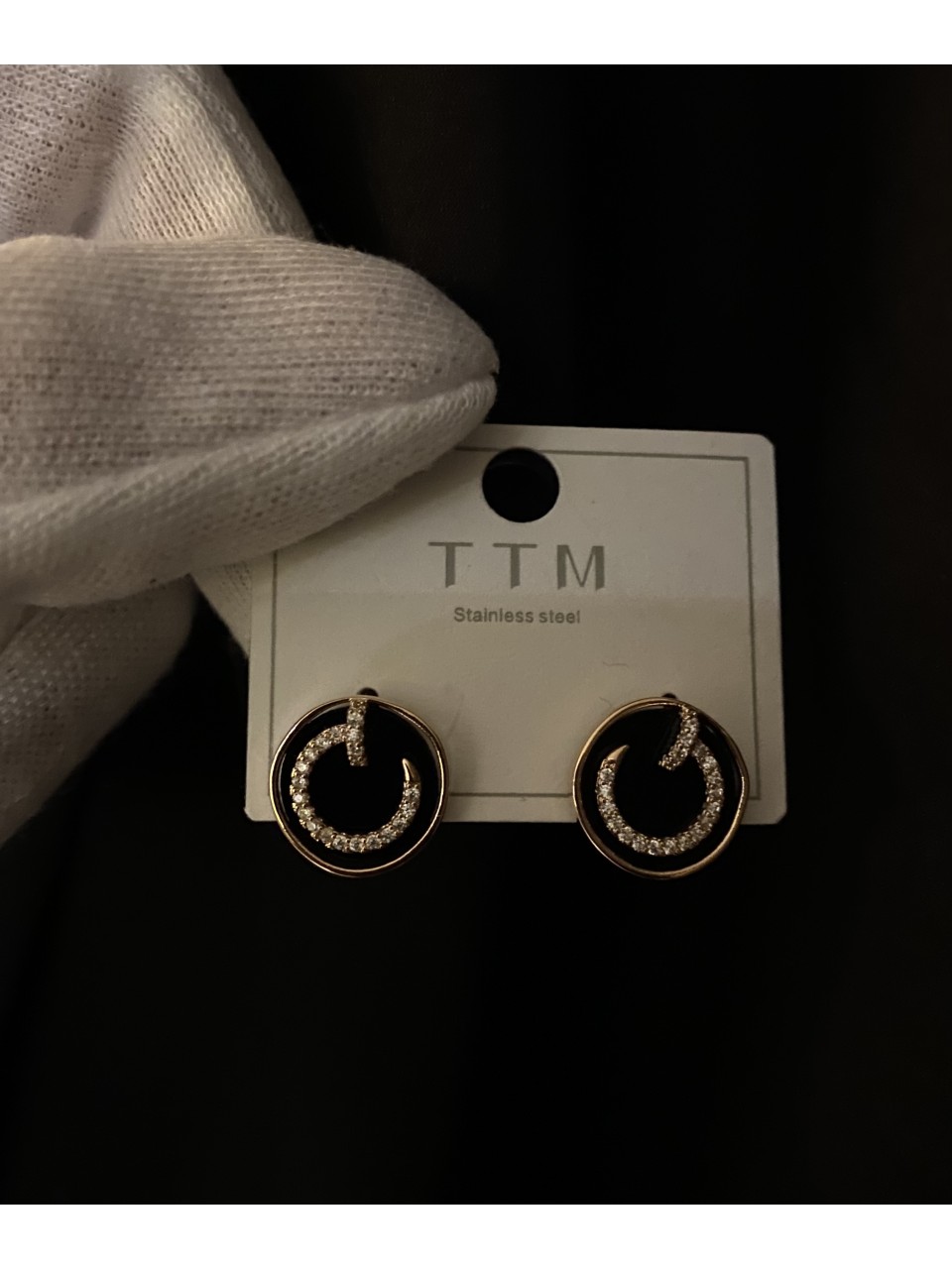 Сережки "Гвоздики" золотого кольору 31900