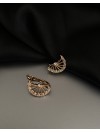 Сережки "Крила" англійський замок золотого кольору 32082