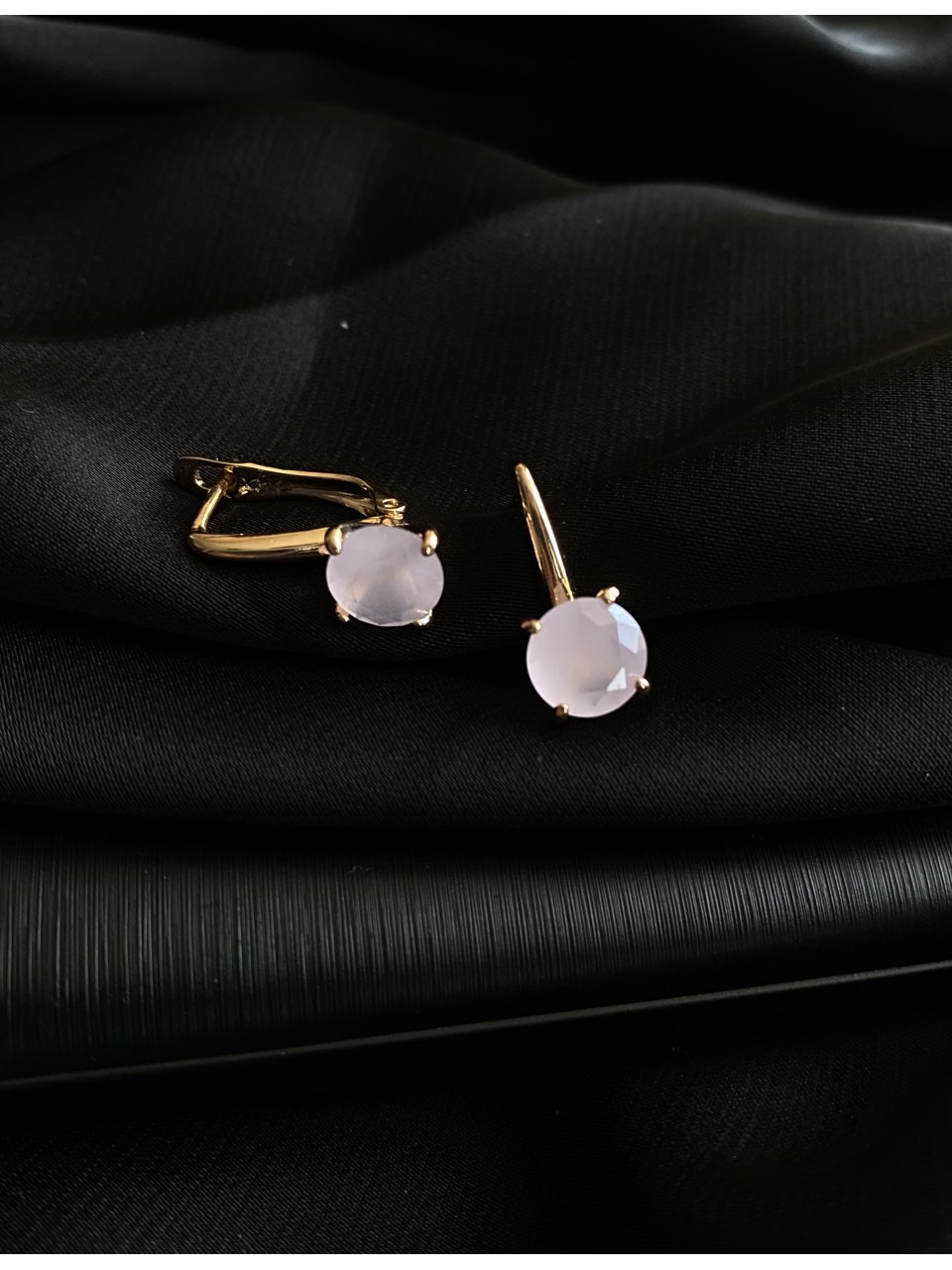 Сережки "Ніжність" англійський замок золотого кольору 31323