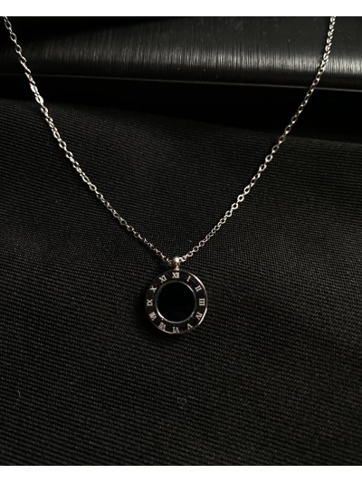 Кулон з ланцюжком срібного кольору 30618