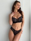 Шикарний комплект жіночої білизни чорного кольору 27903 VL