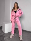 Спортивний костюм на блискавці рожевого кольору 31328