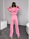 Спортивний костюм на блискавці рожевого кольору 31328