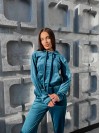 Спортивний велюровий костюм смарагдового кольору 28729
