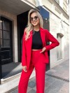 Костюм двойка, красного цвета 28628