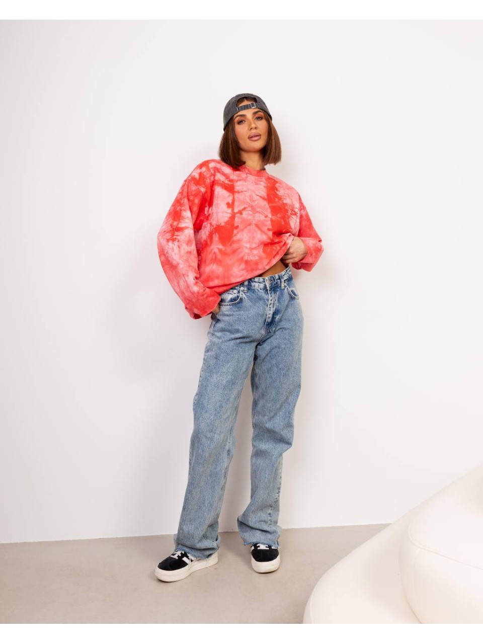 Стильний лонгслів рожевого кольору 28983