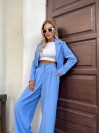 Стильний, жіночий костюм блакитного кольору 28714