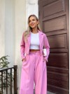 Стильний, жіночий костюм рожевого кольору 28718