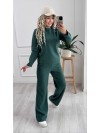 Теплий жiночий костюм смарагдового кольору 35461
