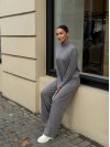 Теплий прогулянковий костюм сiрого кольору 29608