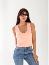 Майка базова жіноча пудрового кольору 33319