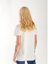 Женская футболка с надписью белого цвета 33260