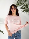 Жіноча футболка з малюнком рожевого кольору 32550