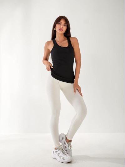 Майка-борцовка жіноча чорного кольору 33308