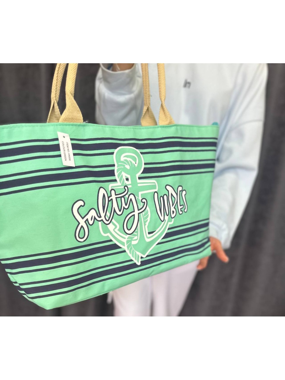 Женская вместительная сумка на плече зеленого цвета 32746