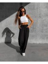 Женские классические штаны черного цвета 30854