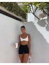 Жіночі короткі шорти чорного кольору 32665