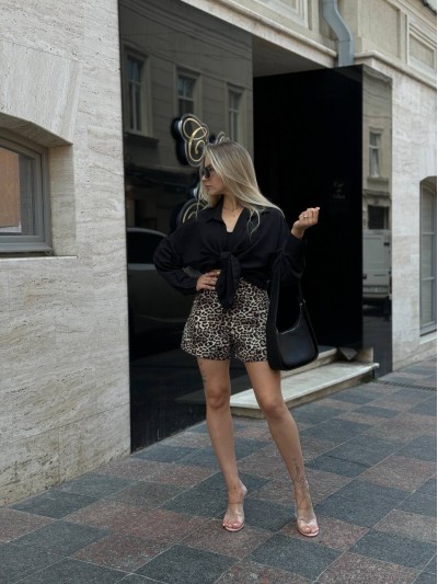 Жіночі шорти коричневого кольору 28364