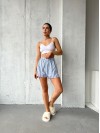Жіночі шорти в блакитну смужку 27451