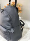 Жіночий базовий рюкзак із еко-шкіри чорного кольору 32156