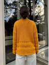 Жіночий базовий светр помаранчевого кольору 30178