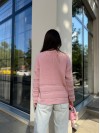 Жіночий базовий светр рожевого кольору 30179