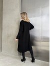 Женский длинный кардиган черного цвета 32880