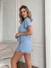 Жіночий домашній костюм блакитного кольору 26855
