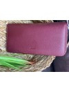 Женский кошелек из эко-кожи бордового цвета 32480