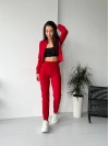 Жіночий костюм червоного кольору 26302