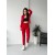 Жіночий костюм червоного кольору 26302