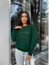 Жіночий легкий светр зеленого кольору 30286