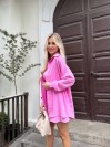 Жіночий літній костюм 3-ка рожевого кольору 33375