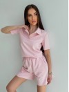 Жіночий літній костюм рожевого кольору 32967