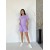 Женский летний костюм с шортами лавандового цвета 33099