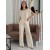 Жіночий повсякденний костюм бежевого кольору 32965
