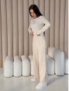 Жіночий прогулянковий костюм бежевого кольору 32656