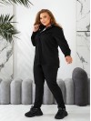Женский прогулочный костюм черного цвета 29123