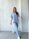 Жіночий прогулянковий костюм блакитного кольору 33000