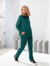 Жіночий прогулянковий костюм смарагдового кольору 29119