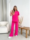 Женский прогулочный костюм малинового цвета 32028