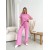 Женский прогулочный костюм розового цвета 32033