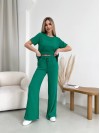 Женский прогулочный костюм зеленого цвета 32031
